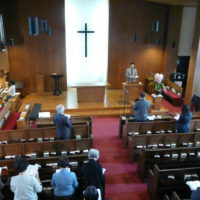 北川先生開会祈祷